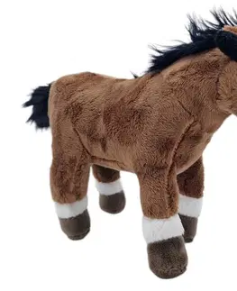 Plyšové hračky LAMPS - Hnedý kôň plyšový 23cm