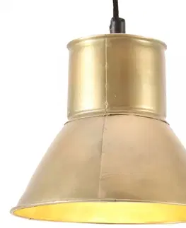 Osvetlenie Závesná lampa mosadz Dekorhome 17 cm