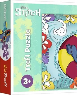 Hračky puzzle TREFL - Puzzle Lilo&Stitch: Na prázdninách 30 dielikov