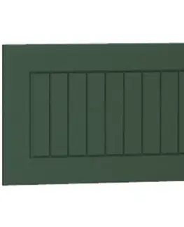 Dvierka a čelá zásuviek pre kuchynske skrinky Panel bočný Irma 360x564 zelená Mat