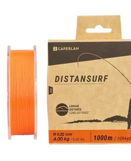 rybolov Rybársky vlasec Distansurf na surfcasting oranžový 0,35