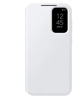 Puzdrá na mobilné telefóny Knižkové puzdro Smart View Wallet pre Samsung Galaxy S23 FE, biela EF-ZS711CWEGWW