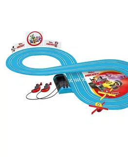 Hračky - autodráhy a garáže pre autíčka MILLY MALLY - Autodráha Carrera FIRST Mickey on Tour 2,4m