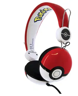 Slúchadlá OTL Technologies detské káblové slúchadlá Pokémon Poké ball