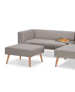 Outdoor Furniture Sets Prémiová sedacia súprava s taburetkou a servírovacím podnosom