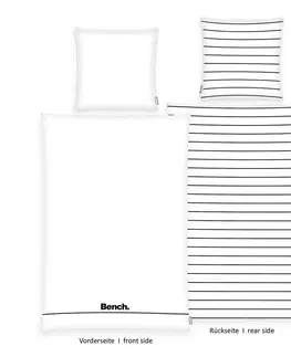 Obliečky Bench Bavlnené obliečky biela, 140 x 200 cm, 70 x 90 cm