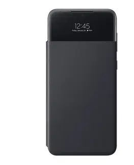Puzdrá na mobilné telefóny Knižkové puzdro S View pre Samsung Galaxy A33 5G, čierna EF-EA336PBEGEE