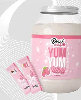 Proteíny pre ženy BeastPink Yum Yum Whey 1000 g vanilková zmrzlina