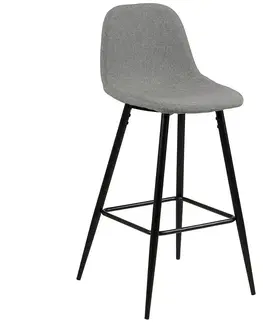 Plastové stoličky Barová stolička grey 2 ks