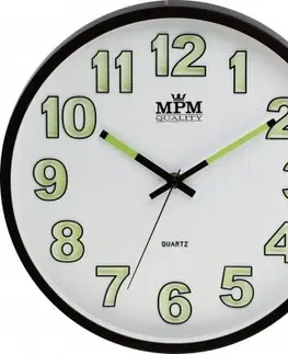 Hodiny Nástenné hodiny MPM, 3219.52 - hnedá tmavá, 30cm