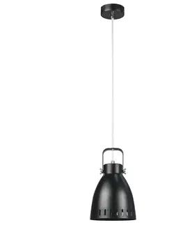 Lampy Visiaca lampa, čierna/kov, AIDEN TYP3