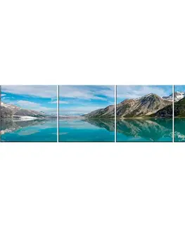 Dekoračné panely Sklenený panel 60/240 Mountains-2 4-Elem