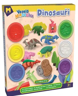 Kreatívne a výtvarné hračky MAC TOYS - Veselá modelína dinosaury