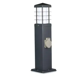 Predlžovacie káble  Vonkajšia lampa so zásuvkami 1xE27/13W/230V IP44 