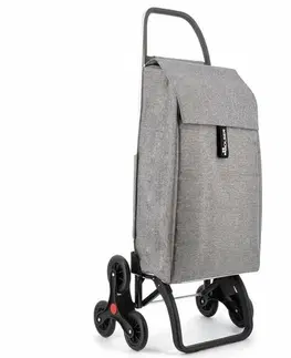 Nákupné tašky a košíky Rolser Nákupná taška na kolieskach Jolie Tweed RD6-2, sivá