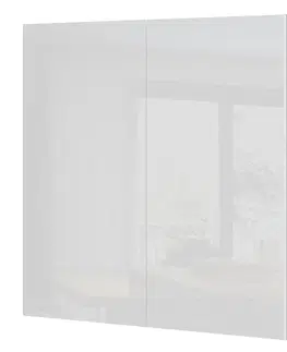 Kuchynské skrinky visiace Kuchynská skrinka Infinity V9-90-2K/5 Crystal White