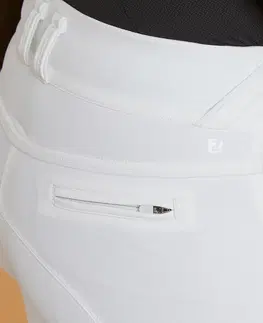nohavice Dámske jazdecké nohavice - rajtky 900 Classic na súťaže biele