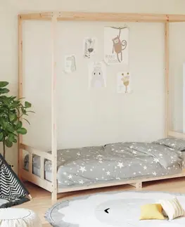 Detské izby Detská posteľ s nebesami Dekorhome 90 x 200 cm