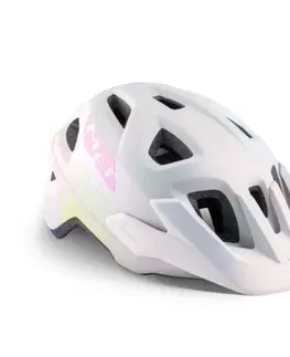 Cyklistické helmy Detská helma MET ELDAR 2019 textúra biela