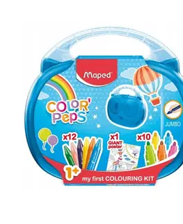 Kreatívne a výtvarné hračky MAPED - Výtvarný kufrík Color Peps Early Age (sada)
