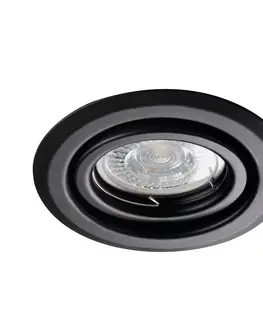 Moderné lampy Svietidlo ALOR DTO-B 26796 čierne okrúhle