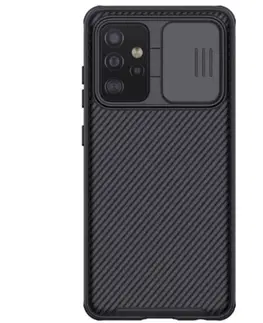 Puzdrá na mobilné telefóny Zadný kryt Nillkin CamShield pre Samsung Galaxy A52 - A525F  A52s 5G, čierna 57983102913