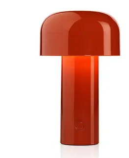 Stolové lampy FLOS FLOS Bellhop nabíjateľná LED stolová lampa tehlovo červená