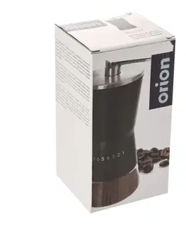 Kuchynské mlynčeky Orion Mlynček nerez/UH+sklo na kávu v. 21 cm 
