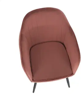 Jedálenské stoličky a kreslá Jedálenské kreslo ZIRKON Tempo Kondela Ružová
