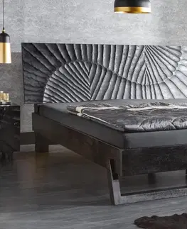 Postele LuxD Štýlová posteľ Shayla 180 x 200 cm čierne mango