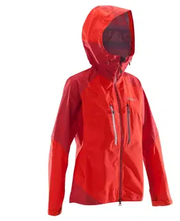alpinizmus Dámska nepremokavá horolezecká bunda Alpinism Light červená