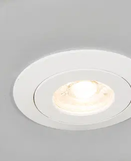 Zapustene svietidla Sada 3 zapustených bodových svetiel biela vrátane LED IP44 - Relax LED