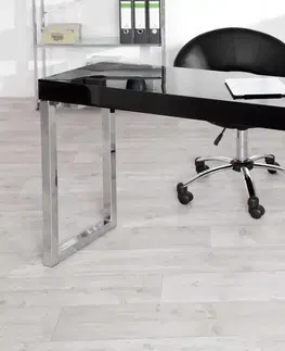 Písacie stoly LuxD Písací stôl Office čierny