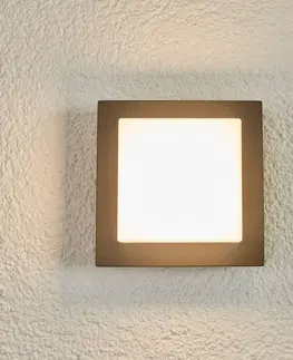 Vonkajšie nástenné svietidlá Lucande Decentné vonkajšie nástenné LED svietidlo Celeste