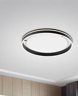 SmartHome stropné svietidlá Q-Smart-Home Paul Neuhaus Q-VITO stropné LED 79 cm, antracit
