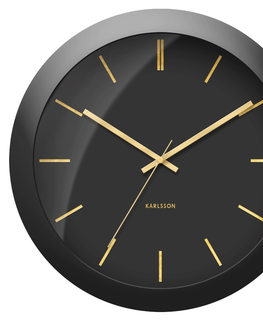 Hodiny Nástenné hodiny Karlsson Globe 5840BK, 40 cm
