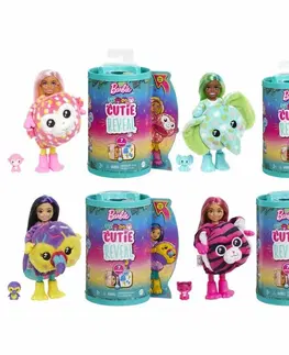 Hračky bábiky MATTEL - Barbie Cutie reveal chelsea džungľa asst