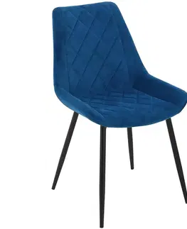 Čalúnené stoličky Stolička Vancouver 80097B-A Dark Blue
