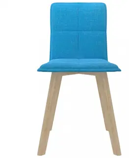 Jedálenské stoličky a kreslá Jedálenská stolička 4 ks látka / buk Dekorhome Hnedá