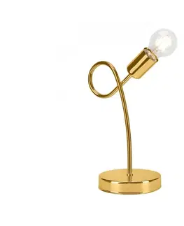 Lampy  Stolná lampa CAMILLA 1xE27/60W/230V zlatá - FSC certifikované 