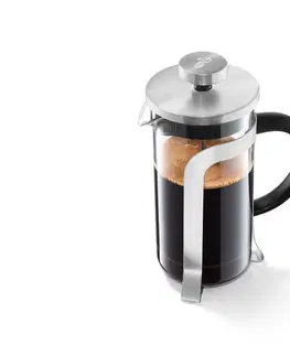 Coffee Makers & Espresso Machines Kanvica french press s piestom a filtrom 300 ml, strieborná