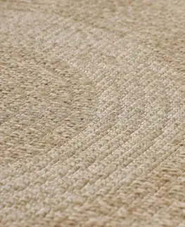 Koberce a koberčeky Vopi Kusový koberec Comilla 0886 beige, průměr 160 cm