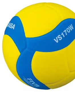 Volejbalové lopty Detská volejbalová lopta Mikasa VS170W-YBL