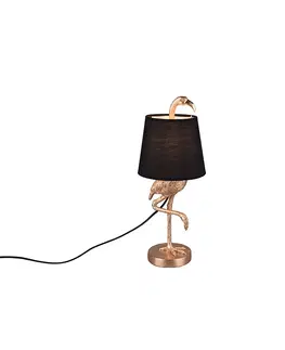 Stolove lampy Stolná lampa v štýle Art Deco zlatá s čiernou - Koen