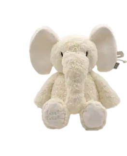 Plyšové hračky LABEL-LABEL - Plyšák slon Elly L - Ivory