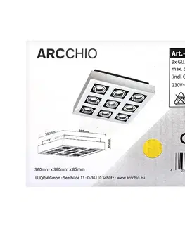 Svietidlá Arcchio Arcchio - LED Bodové svietidlo VINCE 9xGU10/230V 