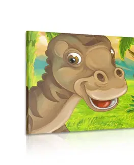Detské obrazy Obraz veselé dinosaury
