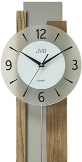 Hodiny Dizajnové kyvadlové nástenné hodiny JVD NS18059/78, 60cm