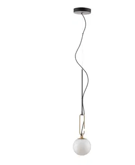 Závesné svietidlá Artemide Artemide nh sklenená závesná lampa, Ø 14 cm