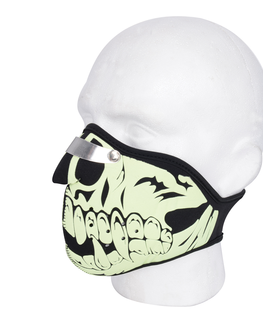 Zimné čiapky Maska neoprénová Oxford Glow Skull